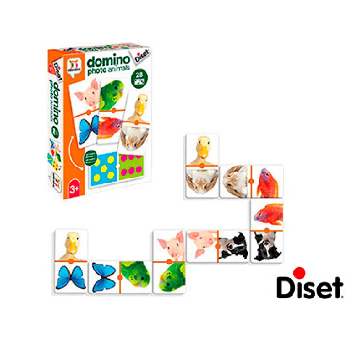 Thumbnail-Jogo diset educativo domino photo animals