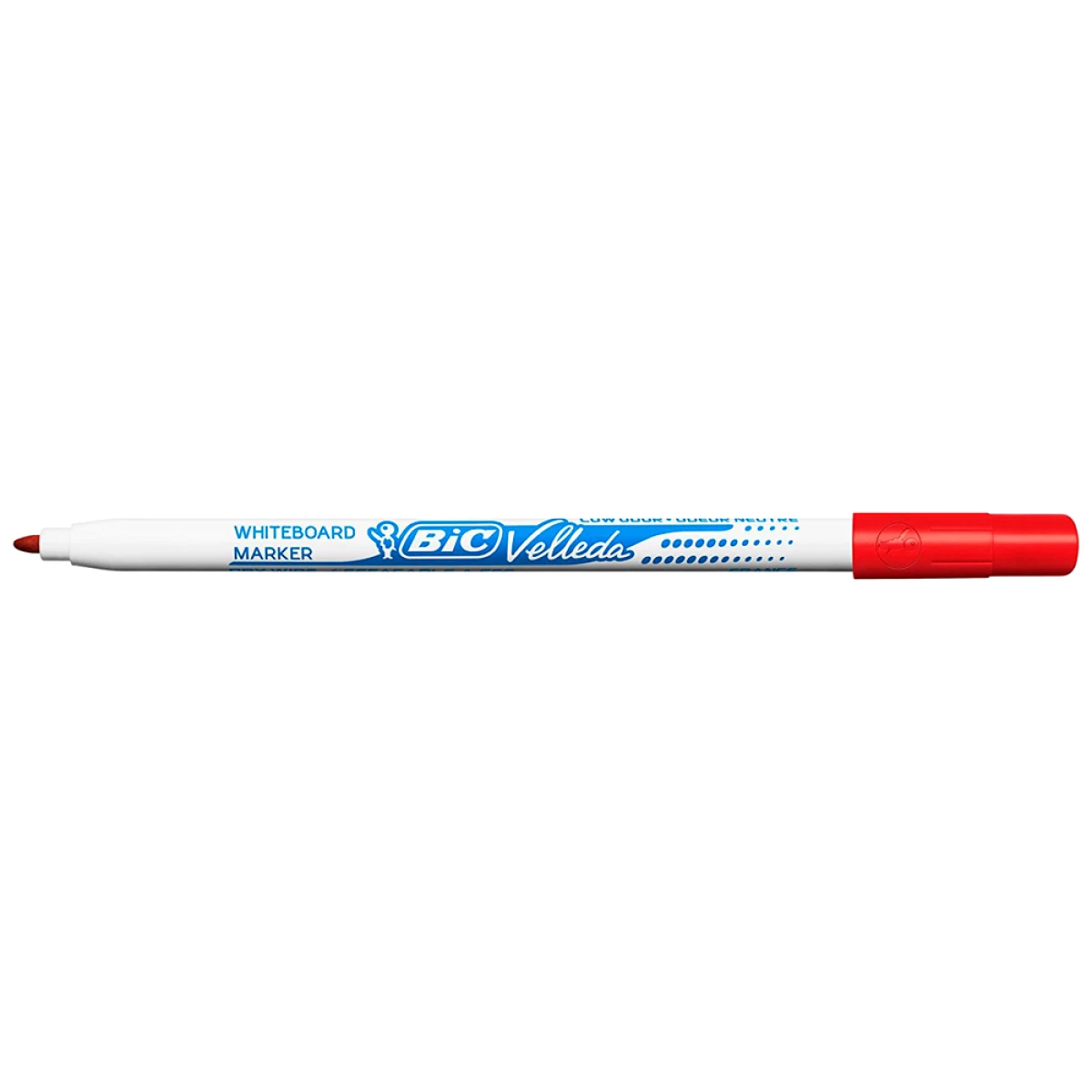 Galery – Marcador bic velleda fino para quadro ponta redonda 1,5 mm vermelho0