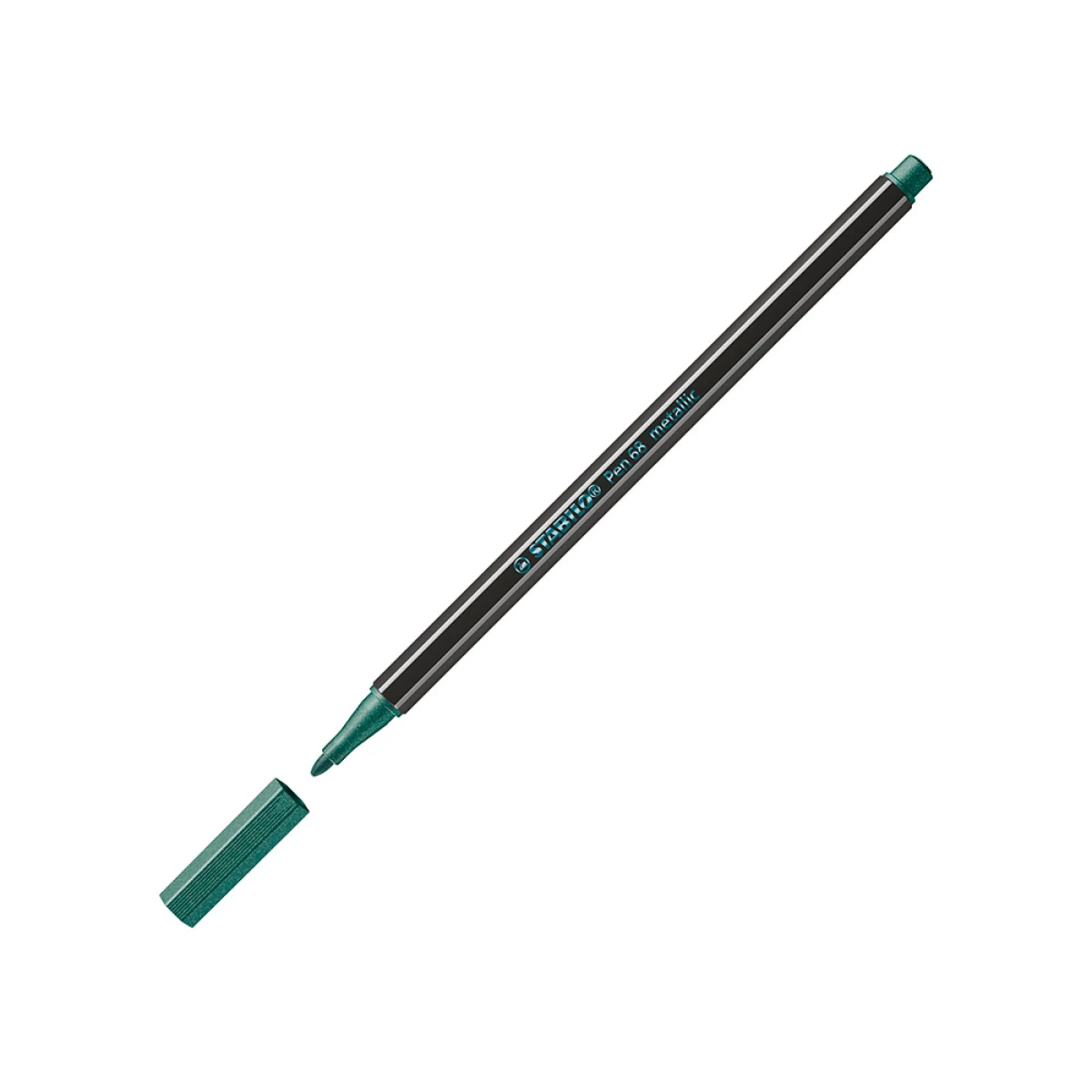 Galery – STABILO viltstift Pen 68 Metallic, groen0