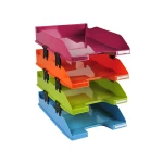 Galery – Tabuleiro de secretaria exacompta plastico arlequin set de 4 unidades cores sortidas 346x254x243 mm0