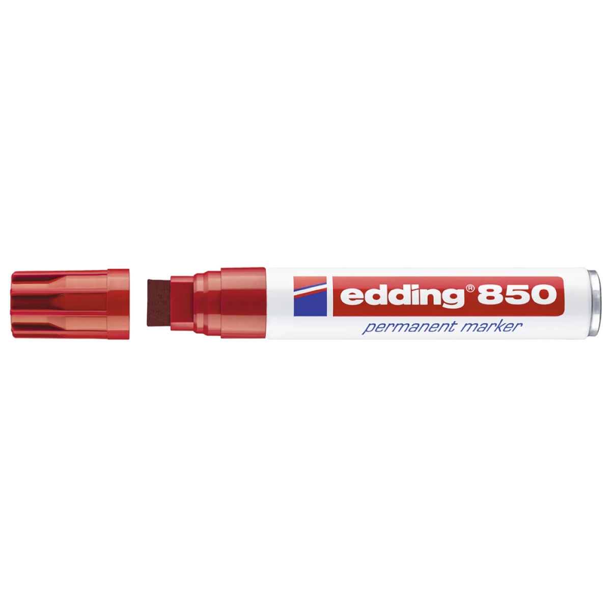 Galery – Marcador edding permanente 850 vermelho ponta biselada 5-15 mm recarregavel0