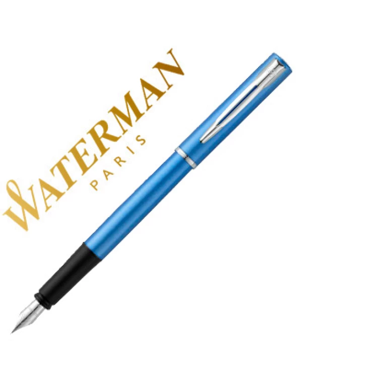 Thumbnail-Caneta waterman allure lacada azul em estojo de oferta