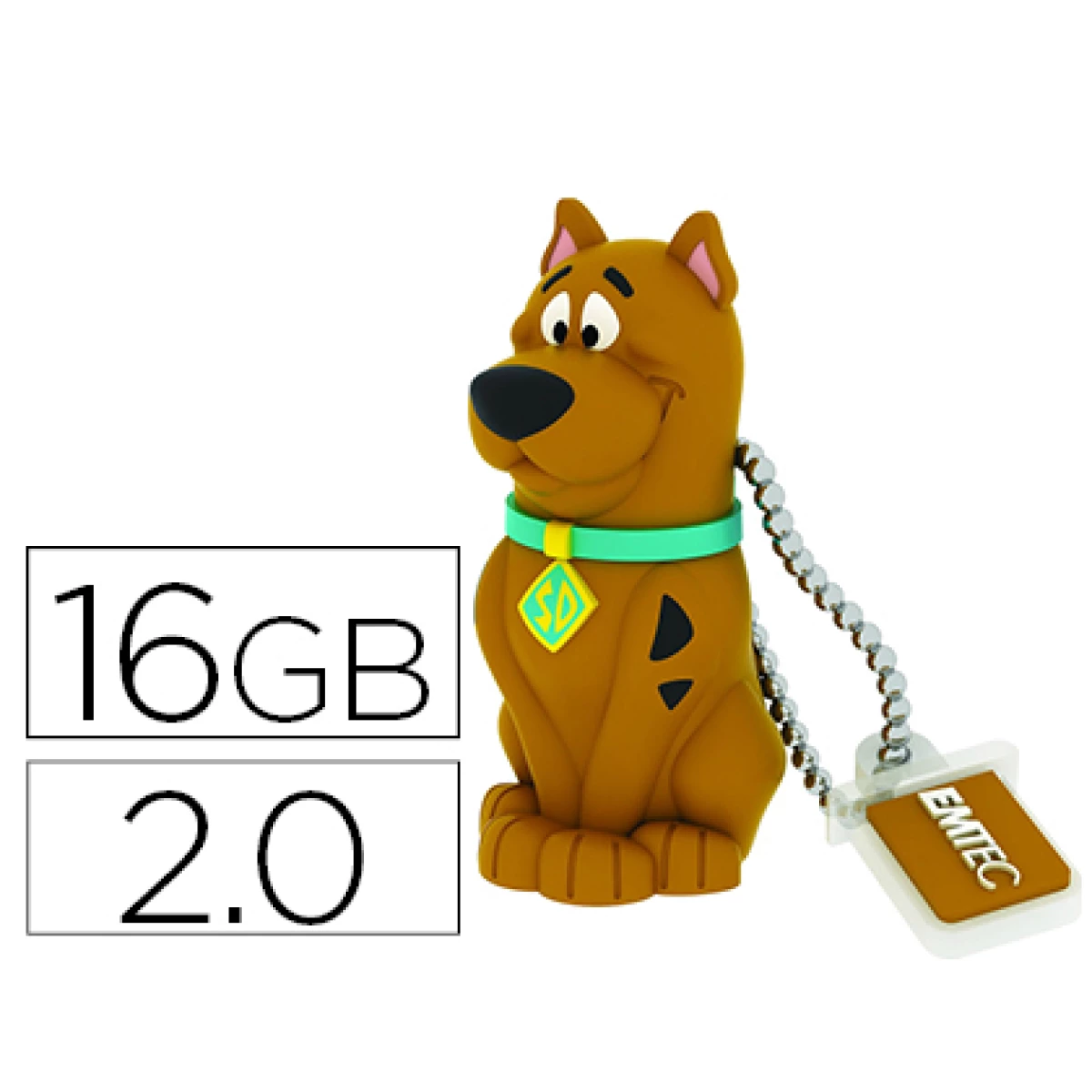 Thumbnail-Pen drive usb emtec flash 16 gb 2.0 scooby doo