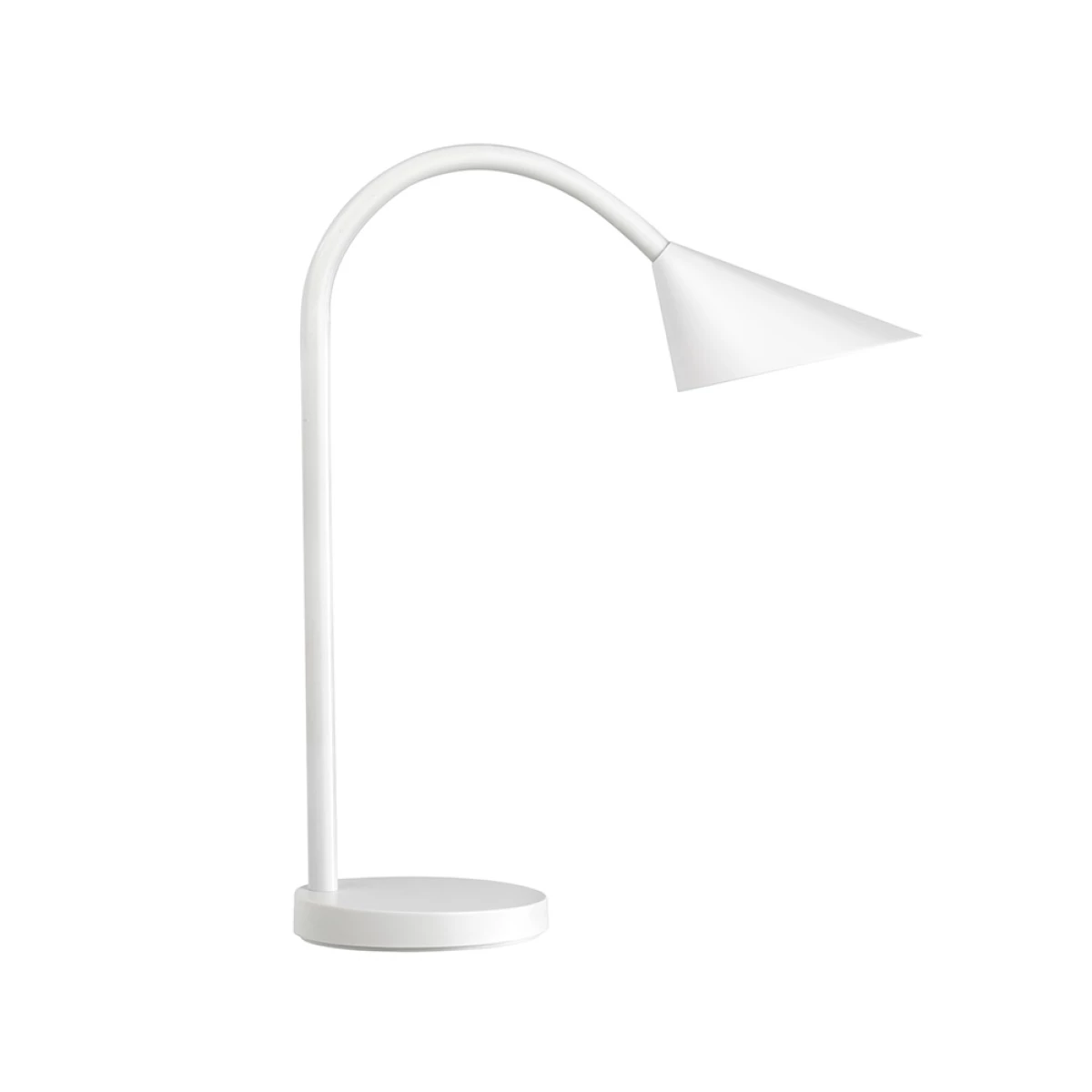 Galery – Candeeiro de escritorio unilux sol led 4w braco flexivel abs e metal branco base 14 cm diametro0