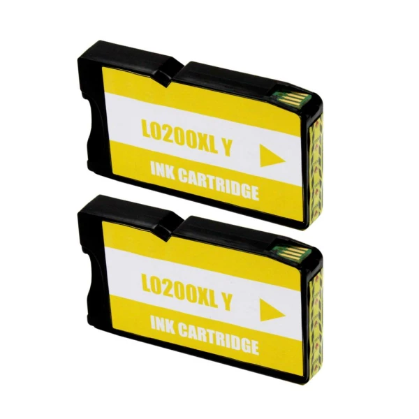 Thumbnail-Cartuchos de tinta genéricos Lexmark 200XL Amarillo Pack 2 – Substitui 14L0200