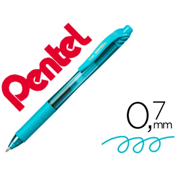 Thumbnail-Roller pentel energel bl107 0,7mm turquesa – 12 unidades