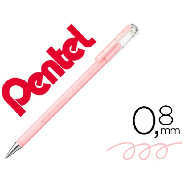 Thumbnail-Roller pentel k108 rosa pastel 0,8 mm – 12 unidades