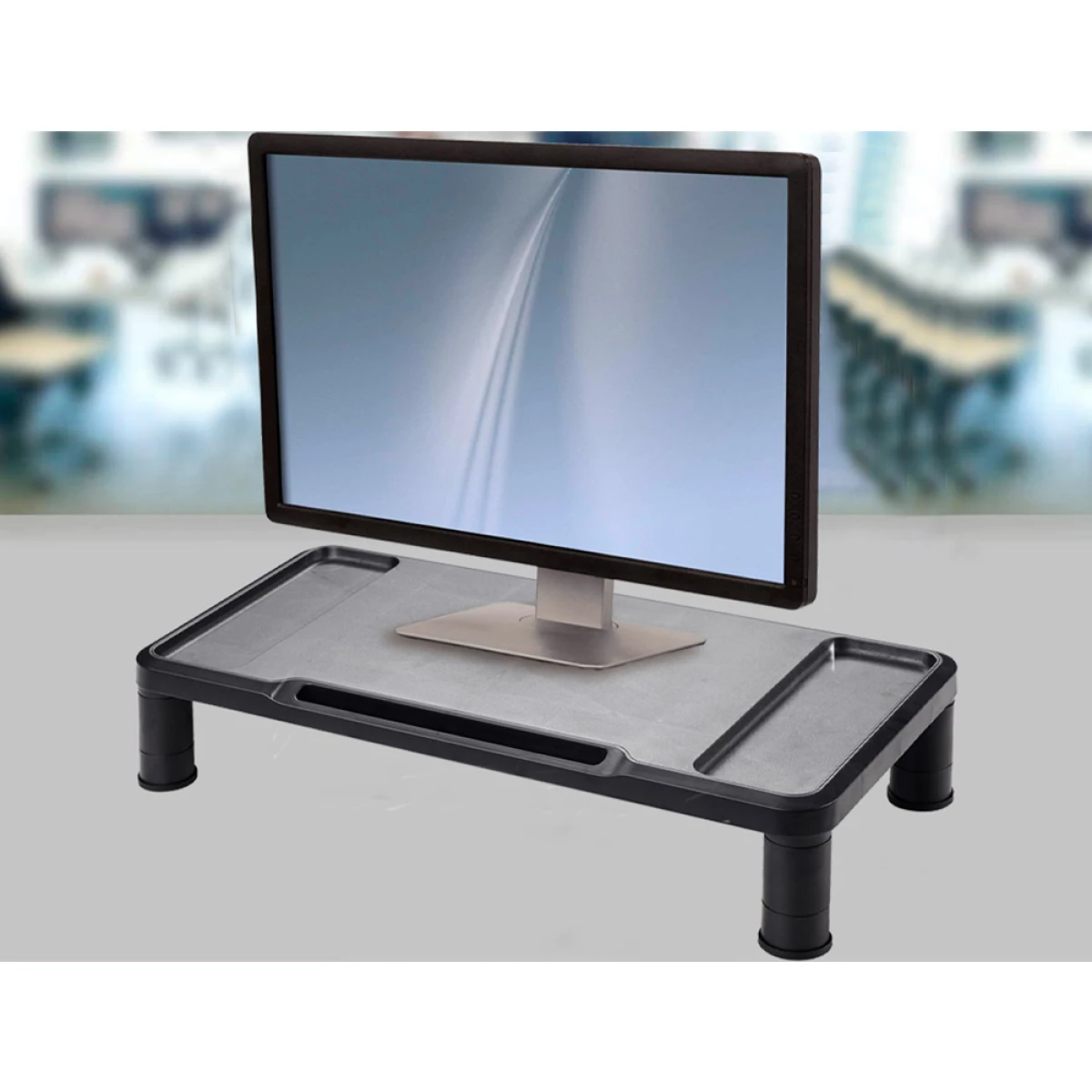 Galery – Suporte q-connect para monitor ajustavel em altura 555x265x112 mm0