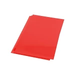 Galery – Capa de encadernacao q-connect pvc din a4 opaca vermelho 180 microns pack de 100 unidades0