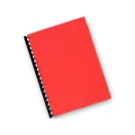 Galery – Capa de encadernacao q-connect pvc din a4 opaca vermelho 180 microns pack de 100 unidades0