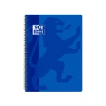 Galery – Caderno espiral oxford school classic capa polipropileno folio 80 folhas quadricula 4 mm com margem azul marinho0