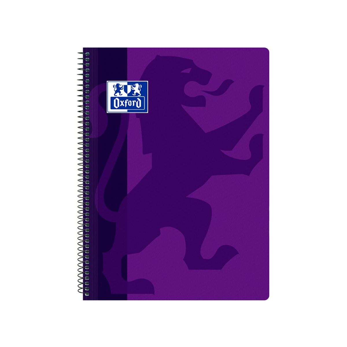 Galery – Caderno espiral oxford school classic capa polipropileno folio 80 folhas quadricula 4 mm com margem violeta0