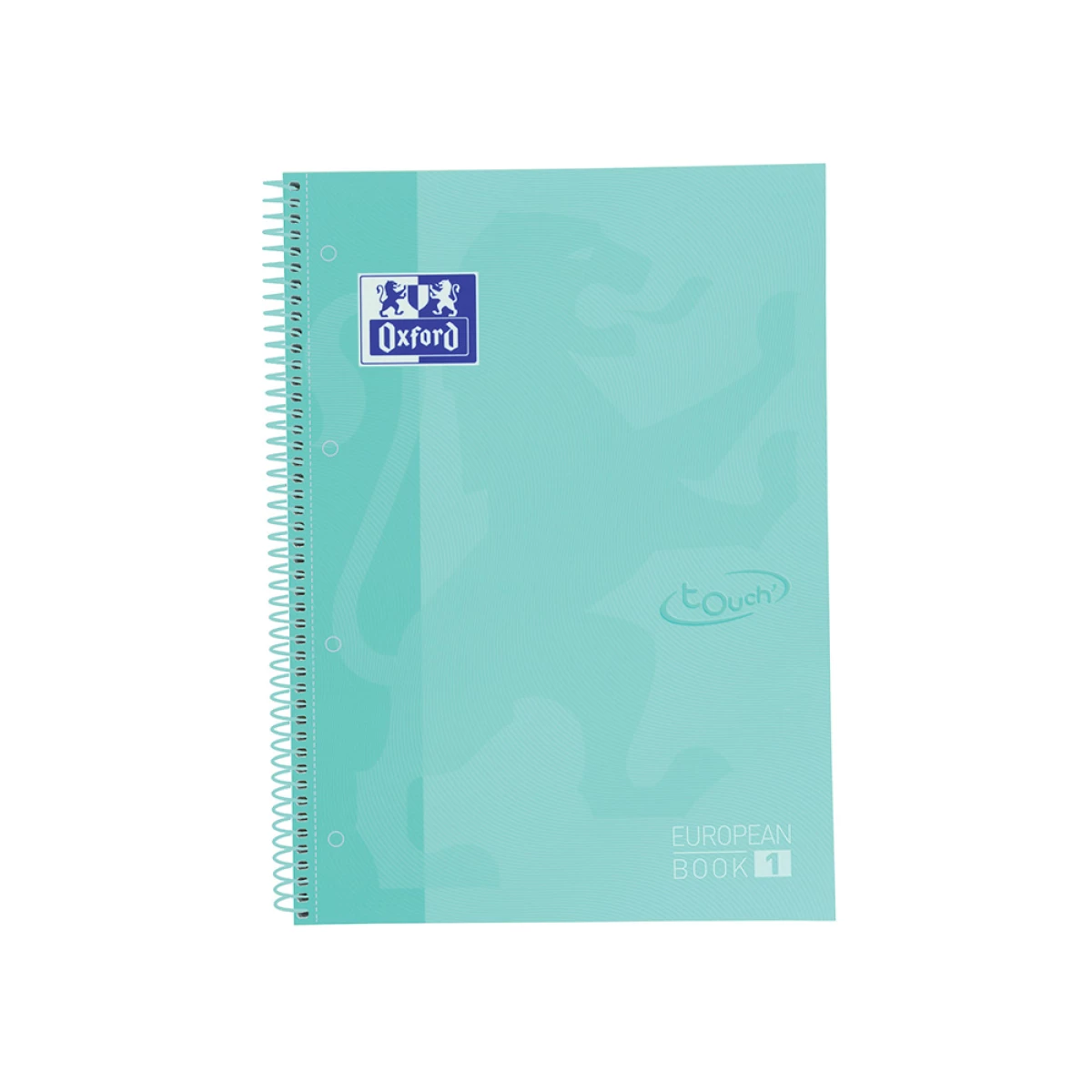 Galery – Caderno espiral oxford ebook 1 school touch te din a4+ 80 folhas quadricula 5 mm com margem mint pastel0