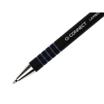 Galery – Esferografica q-connect retratil com grip 0,7 mm cor azul0