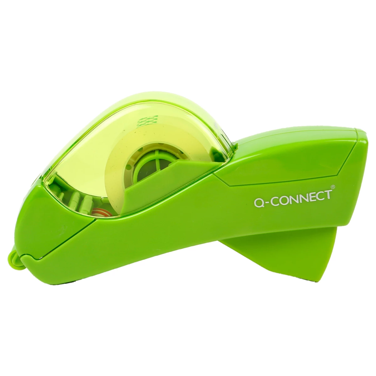 Galery – Desenrolador q-connect automatico em plastico verde para fitas de 12 e 19 mm inclui 2 fitas0