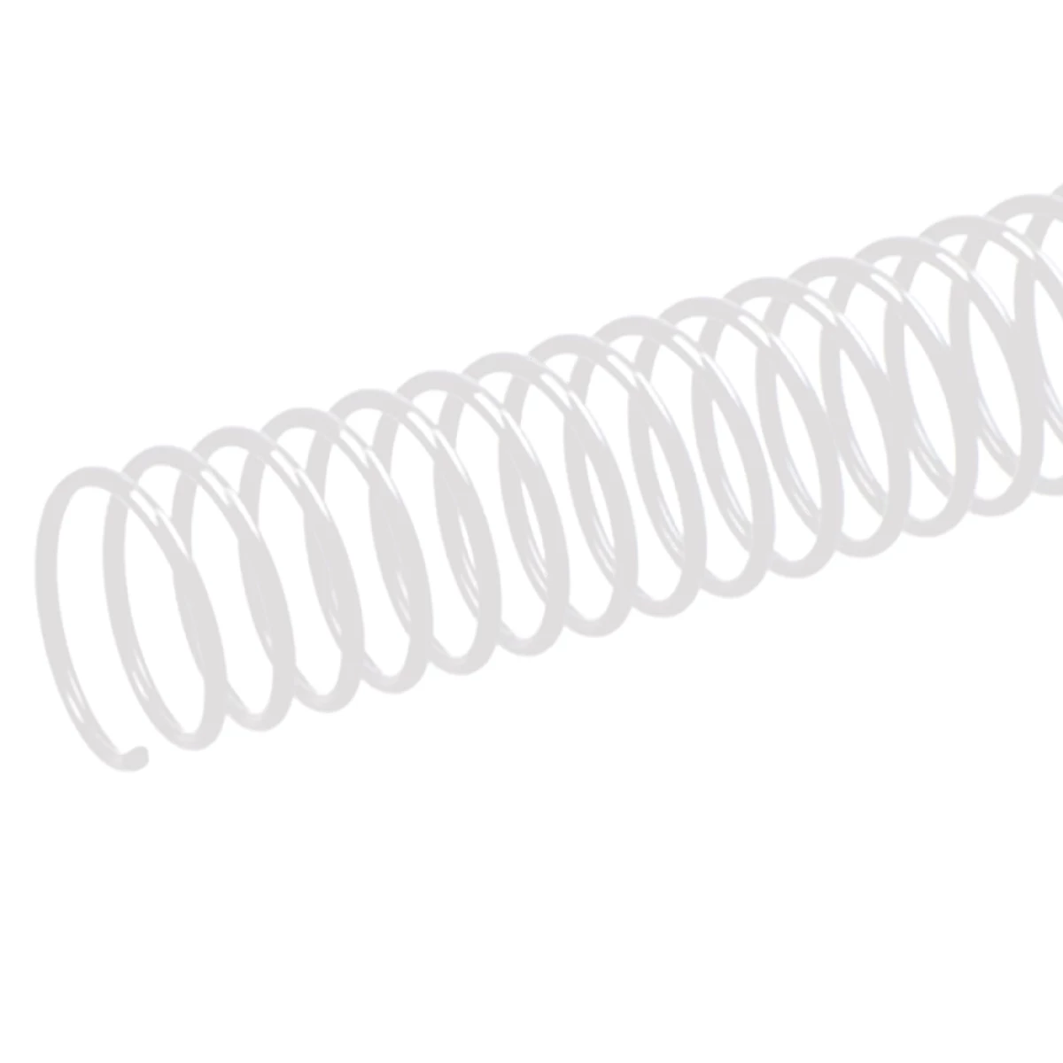 Galery – Espiral q-connect metalica branco 64 5:1 6 mm 1 mm caixa de 200 unidades0