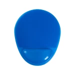 Galery – Tapete para rato q-connect com apoio de pulsos de gel e pvc cor azul0