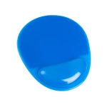 Galery – Tapete para rato q-connect com apoio de pulsos de gel e pvc cor azul0