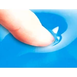 Galery – Tapete para rato q-connect com apoio de pulsos de gel e pvc cor azul0