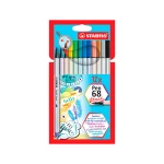 Galery – STABILO Pen 68 Brush caneta de feltro Bold Multicor 12 unidade(s)0