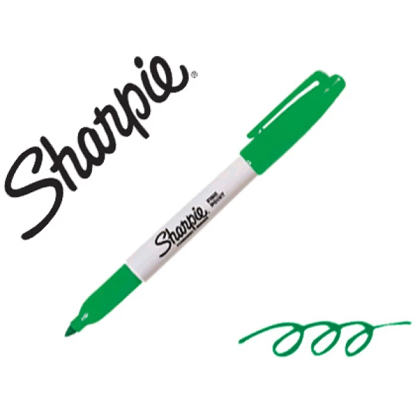 Thumbnail-Marcador sharpie permanente ponta fina verde