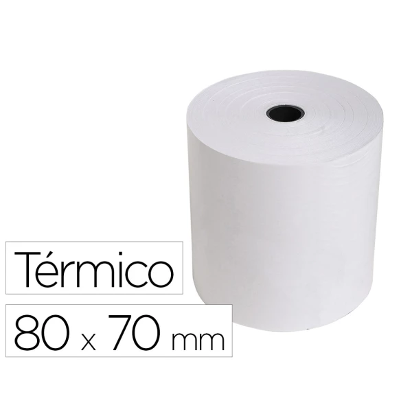 Thumbnail-Rolo de calculadora exacompta termico 80 mm x 80 mm 55 g/m2 – 6 unidades