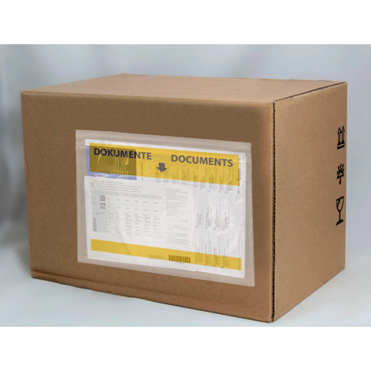 Galery – Envelope autoadesivo q-connect porta documentos multilingue 225×165 mm janela transparente pack de 100 unidades0