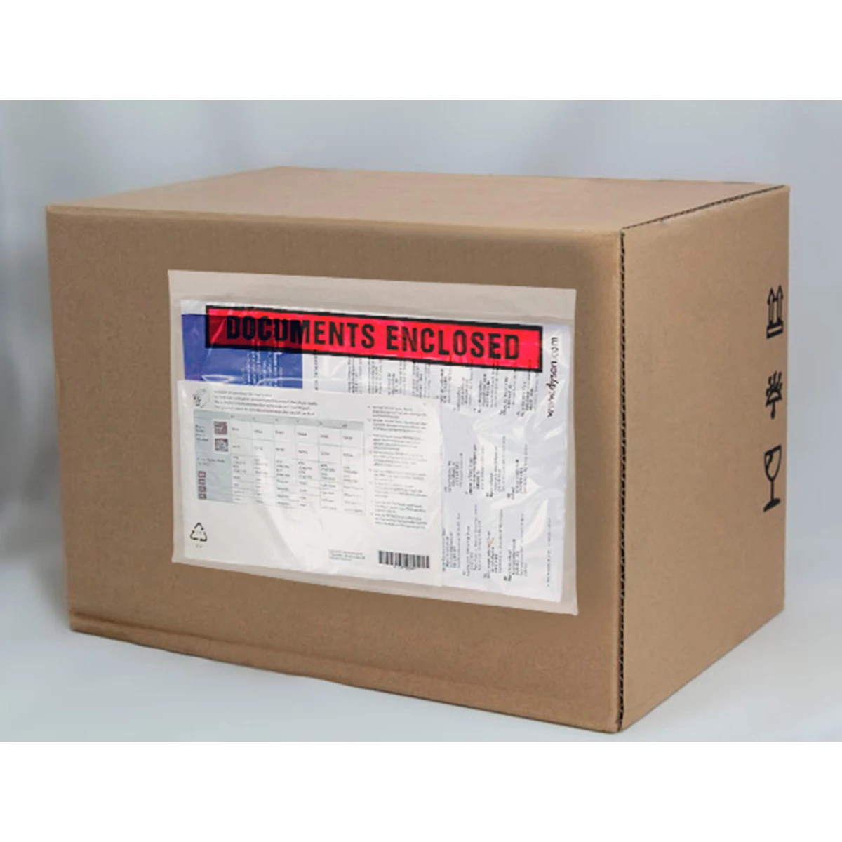 Galery – Envelope autoadesivo q-connect porta documentos multilingue 165×122 mm sem janela pack de 100 unidades0