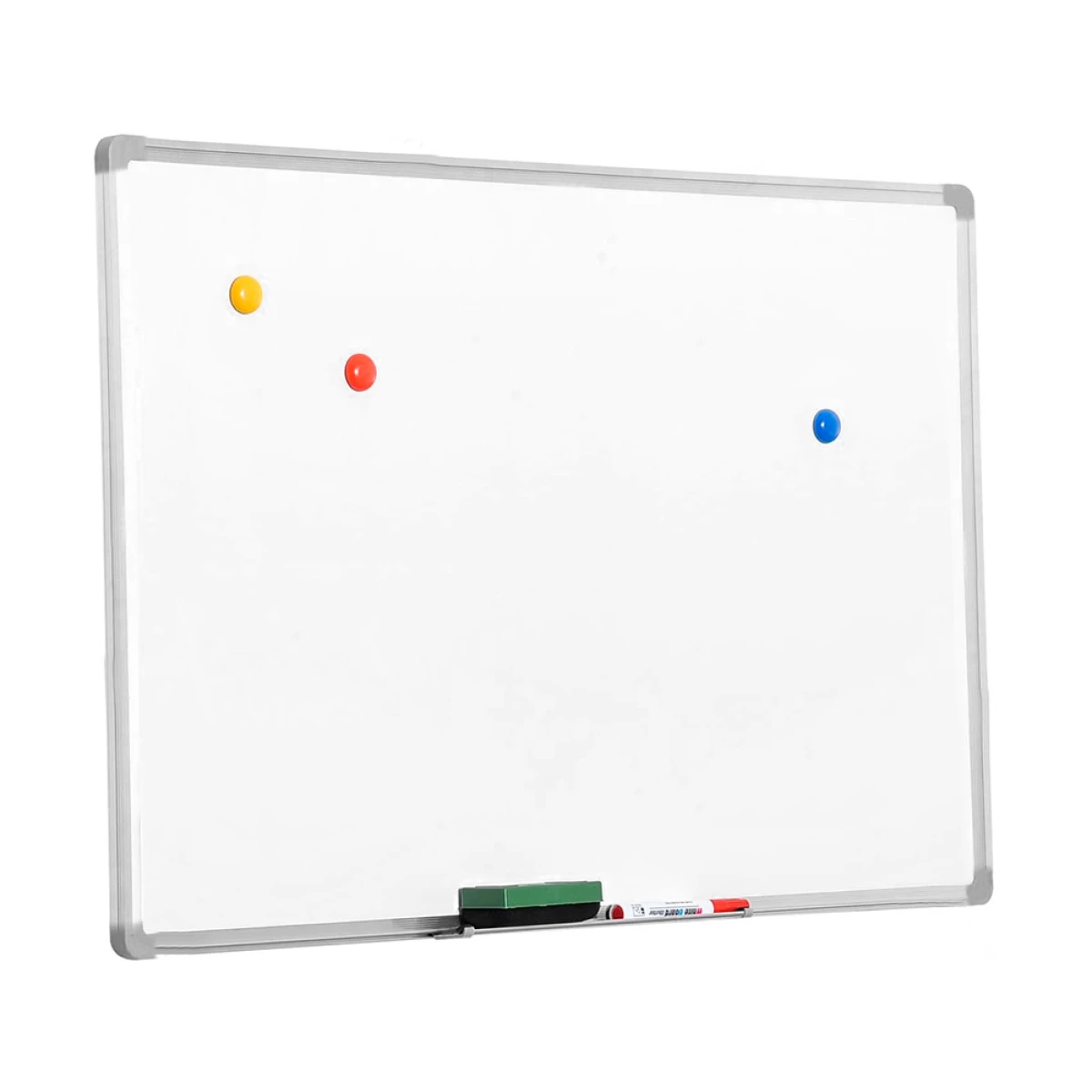 Galery – Quadro branco q-connect lacado magnetico moldura em aluminio 60×45 cm0