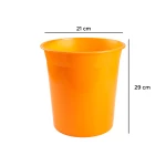 Galery – Cesto plastico q-connect laranja translucido 13 litros0