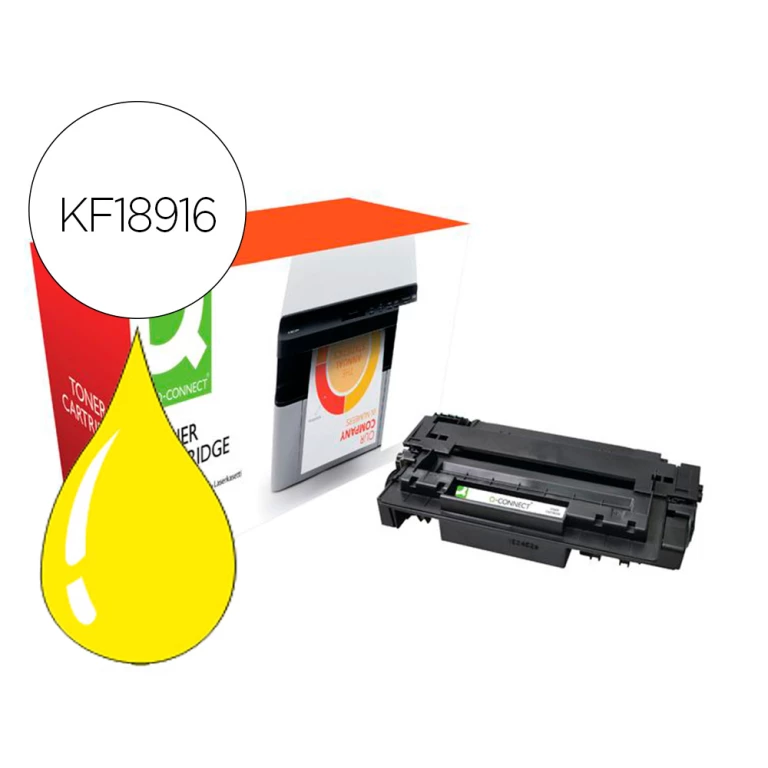 Thumbnail-Toner compativel q-connect canon lbp710y i-sensys lbp-710 / 712 amarelo 10000 paginas