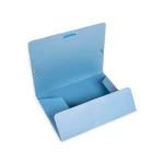 Galery – Pasta de elasticos liderpapel quarto com abas azul0