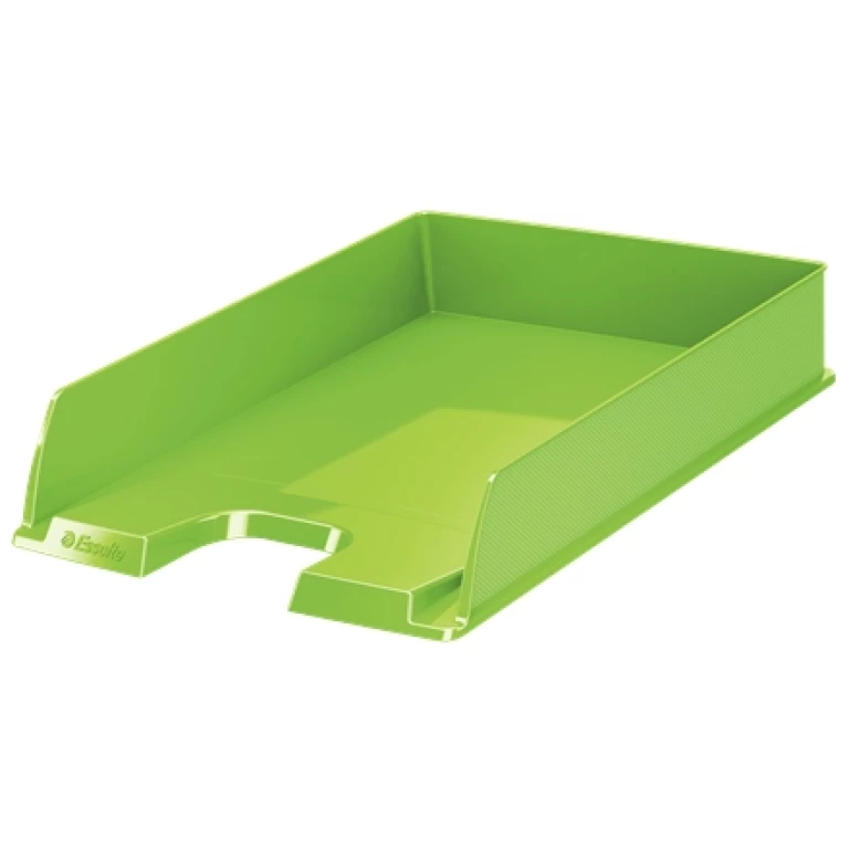 Thumbnail-Bandeja Esselte Europost Vivid – Formato Vertical – A4 – Espaço para Etiqueta de Identificação – Cor Verde