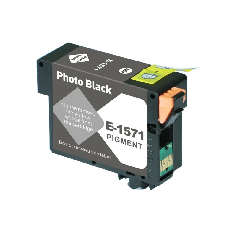 Thumbnail-Cartucho de tinta pigmentado preto genérico Epson T1571 – substitui C13T15714010