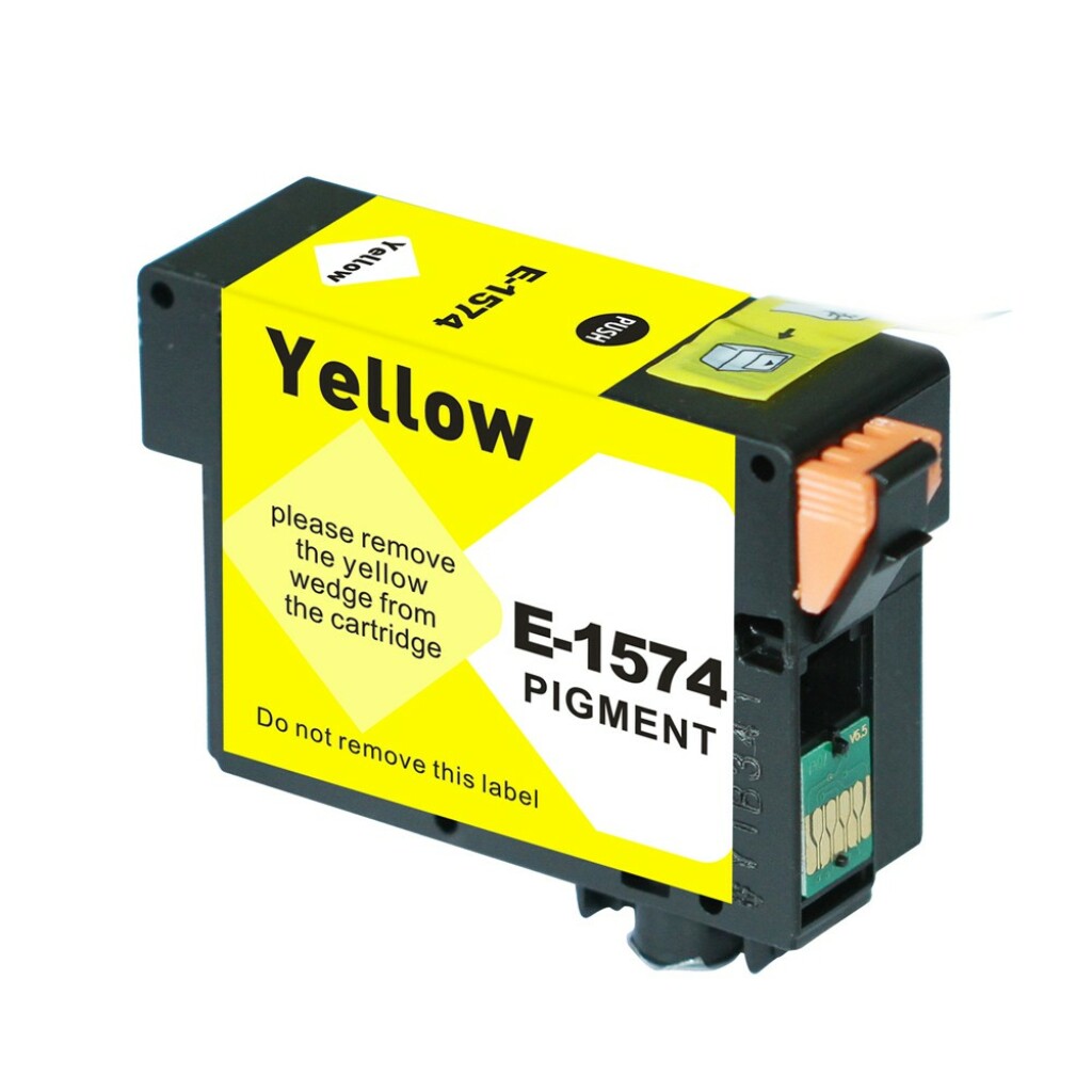 Thumbnail-Cartucho de tinta pigmentada genérico Epson T1574 Amarillo – substitui C13T15744010