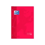 Galery – Recarga cor 1 oxford din a4+ 80 folhas 90 gr quadricula 5 mm 4 furos cor vermelho0