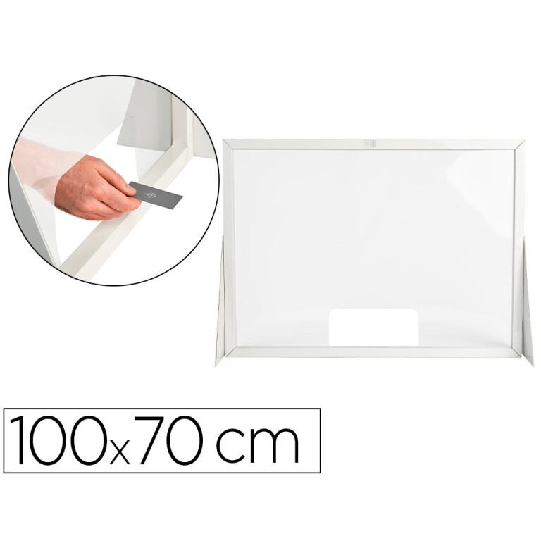 Thumbnail-Visor de protecao q-connect cartao formato horizontal 100×70 cm