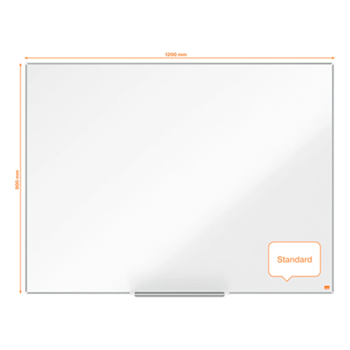 Galery – Quadro branco nobo nano clean ip pro lacado magnetico 1200×900 mm0