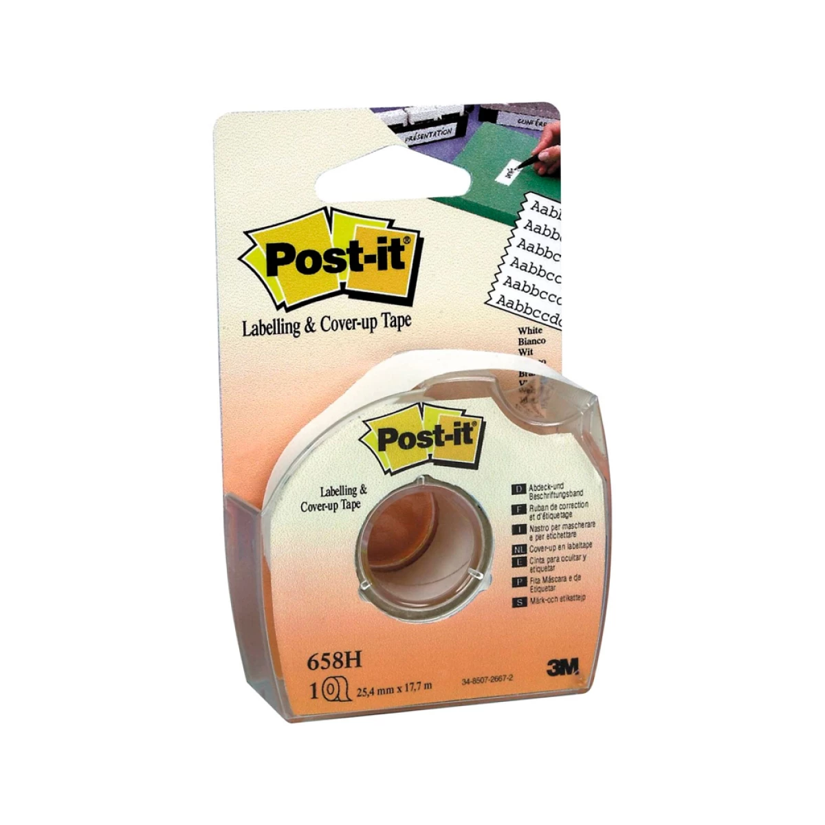 Galery – Fita adesiva post-it 18×25 mm 6 linhas desenrolador especial para ocultar e etiquetar0