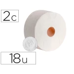 Thumbnail-Papel higienico dahi jumbo 2 capas celulose branca 140 mt mandril 45 mm pack de 18 rolos