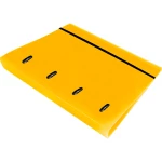 Galery – Pasta liderpapel com recarga polipropileno din a4 4 aneis 40mm quadricula 5mm amarelo opaco0