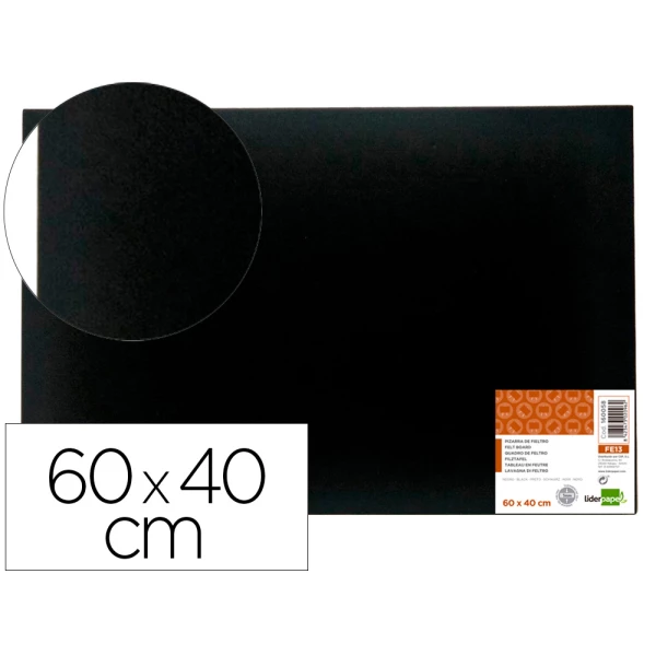 Thumbnail-Quadro de feltro liderpapel mural cor preto 40×60 cm