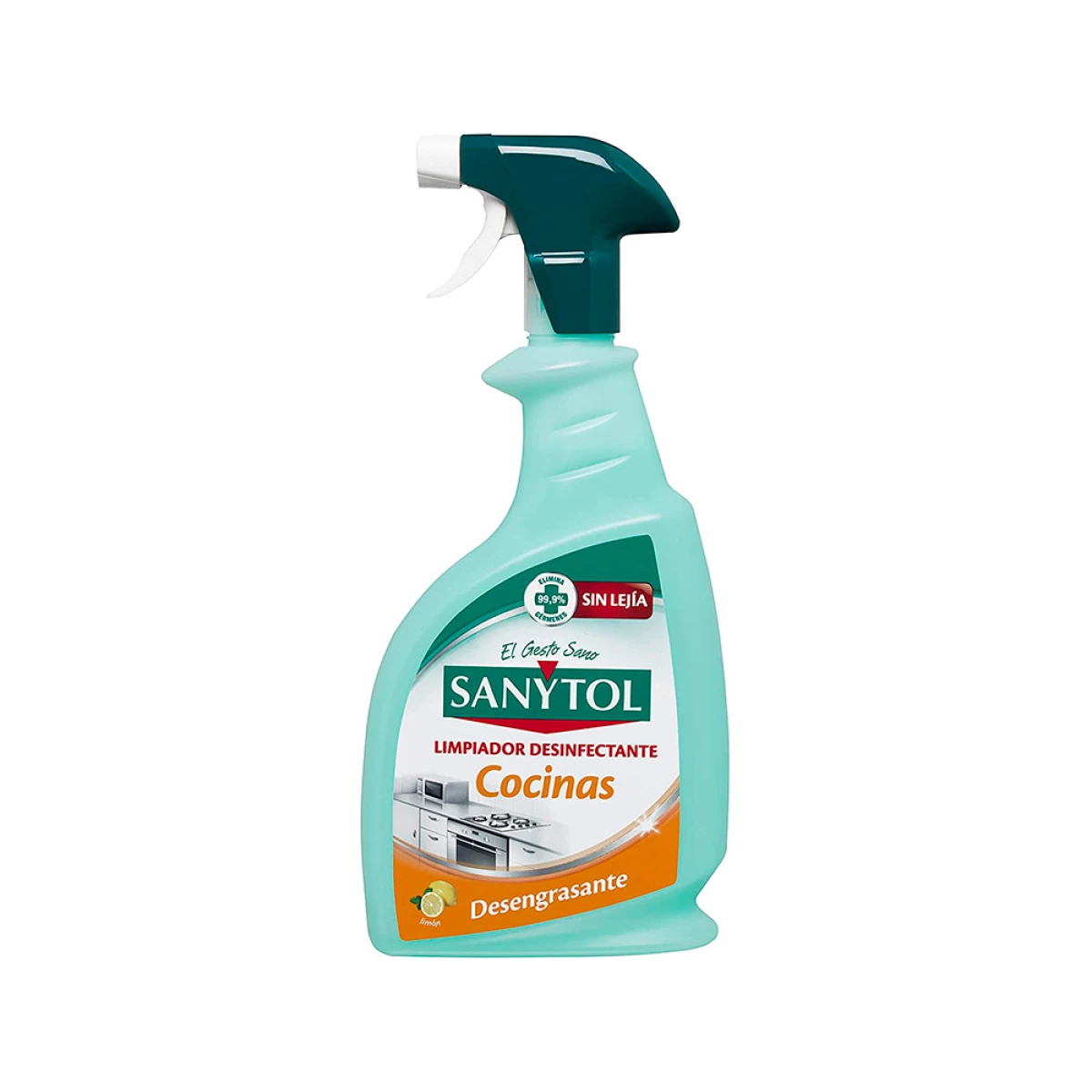 Galery – Detergente desemfetante sanytol para cozinhas com pistola pulverizadora frasco de 750 ml0