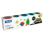 Galery – Plasticina milan para modelar soft dough neon caixa de 5 frascos cores sortidas 142 g0