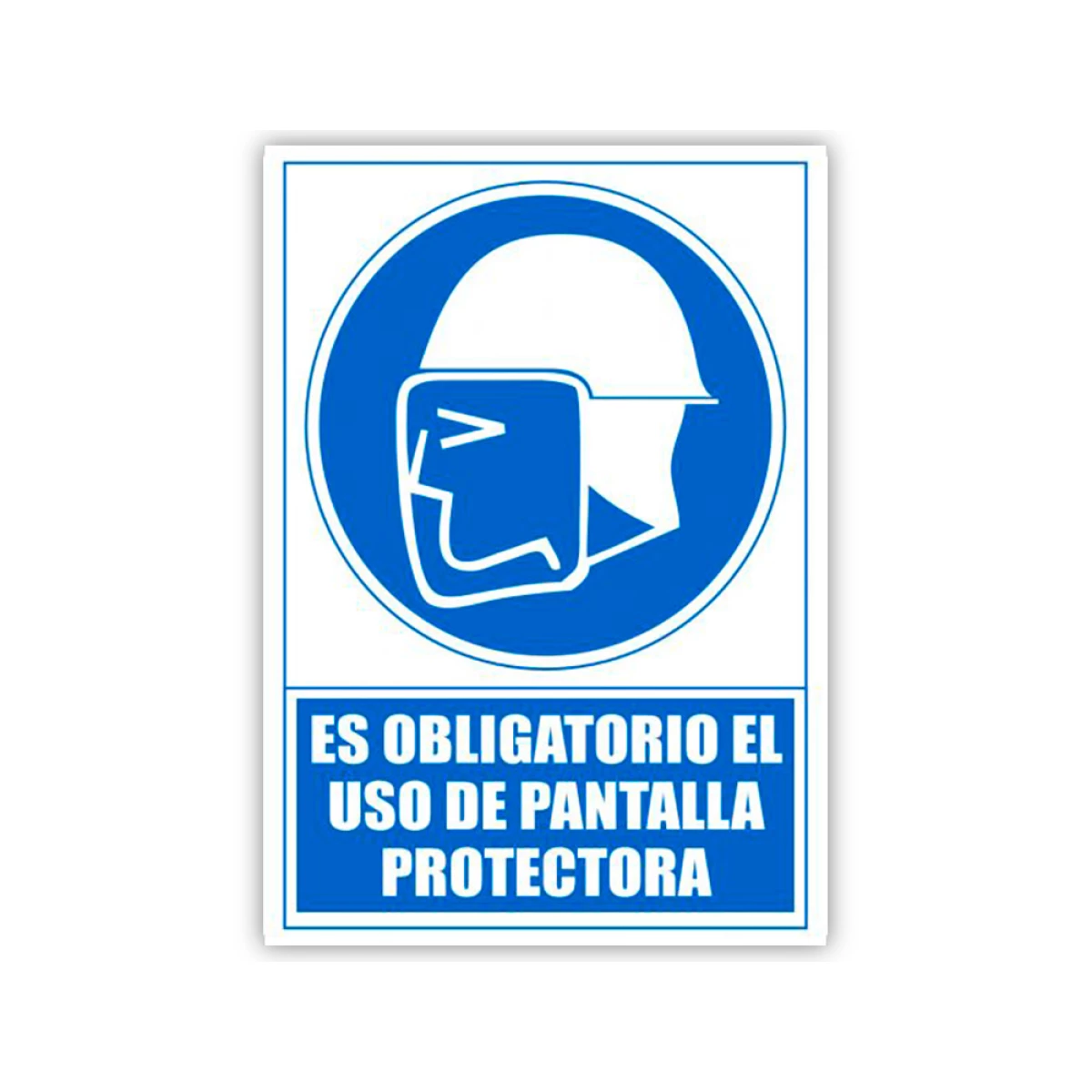 Galery – Pictograma archivo 2000 obrigatorio uso de janela protetora pvc cor azul 210×297 mm0