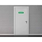 Galery – Pictograma archivo 2000 saida pvc verde luminiscente 300×105 mm pack de 2 unidades0