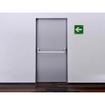 Galery – Pictograma archivo 2000 seta esquerda pvc verde luminiscente 224×224 mm0