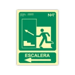 Galery – Pictograma archivo 2000 saida emergencia escada subir esquerda pvc verde luminiscente 224×300 mm0