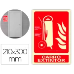 Thumbnail-Pictograma archivo 2000 carro extintor pvc vermelho luminiscente 210×300 mm