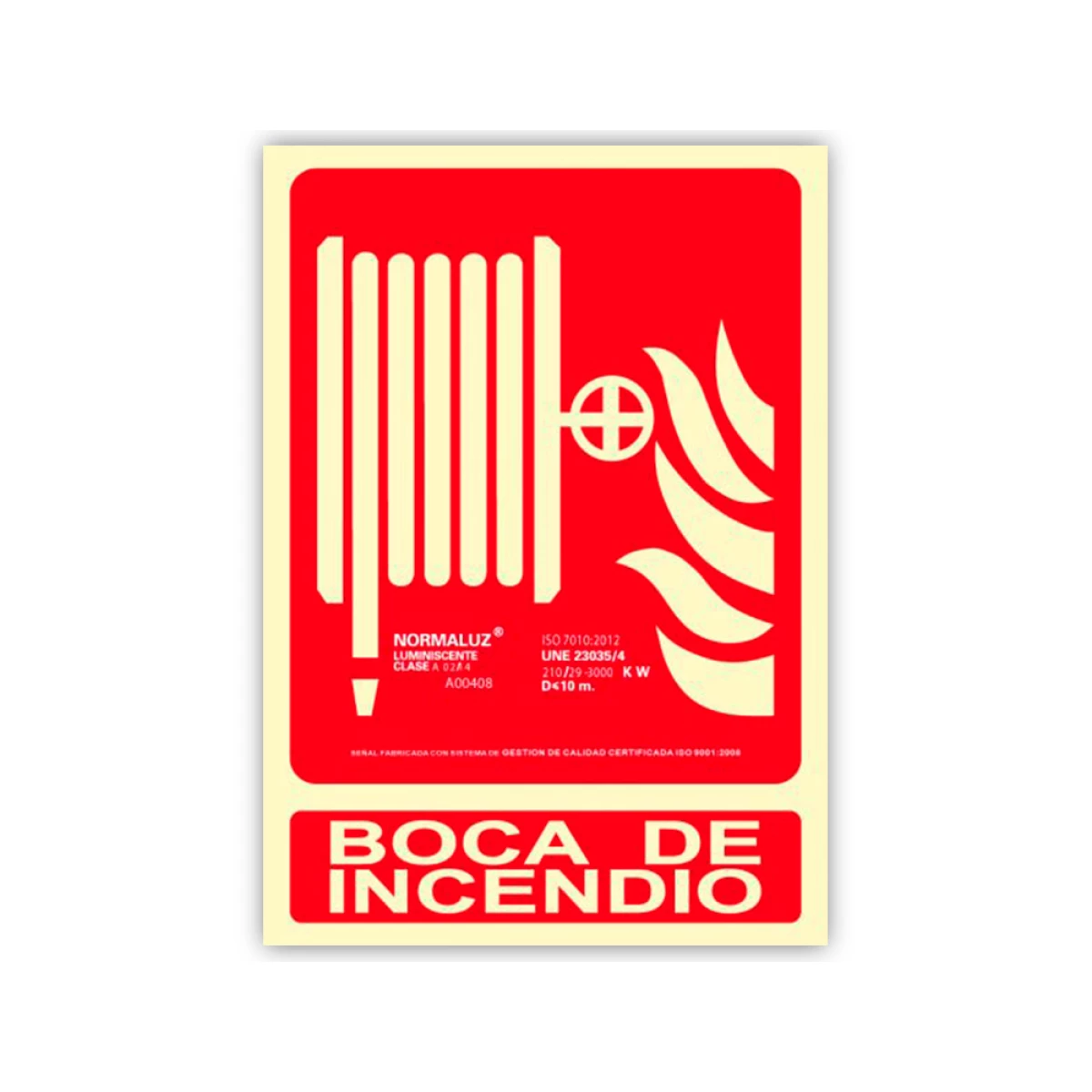 Galery – Pictograma archivo 2000 boca de incendio pvc vermelho luminiscente 210×300 mm0